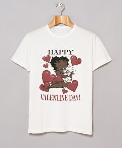 Betty Boop happy Valentine Day T Shirt (GPMU)