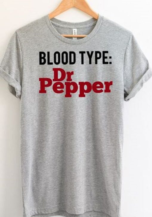 Blood Type Dr Pepper T-Shirt (GPMU)