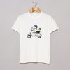 Snoopy and Woodstock on a Vespa T-Shirt (GPMU)