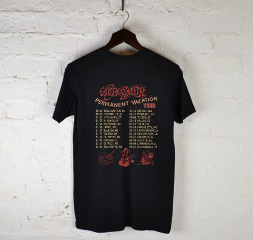 AEROSMITH PERMANENT VACATION TOUR T Shirt (GPMU)