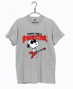 Peanuts SNOOPY PARTY LIKE A ROCK STAR T Shirt (GPMU)