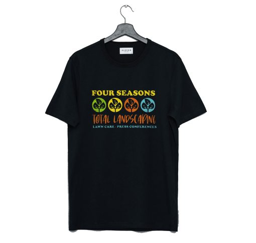 Four Seasons Landscaping Lawn T Shirt (GPMU) Black