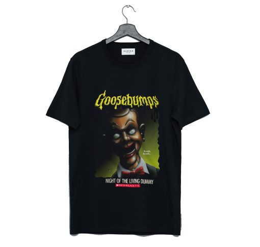 Goosebumps Night Of The Living Dummy T Shirt (GPMU)Black