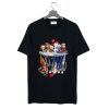 Horror movie characters water mirror reflection T Shirt (GPMU)