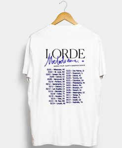 Lorde Melodrama T Shirt (GPMU) Back