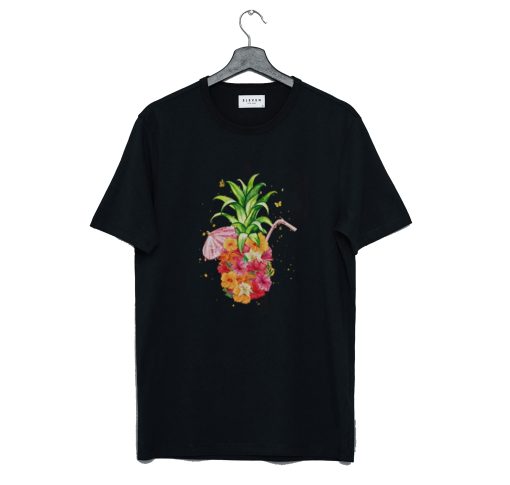 Pineapple Flowers T Shirt (GPMU)
