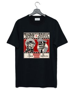 Zombie Jesus VS Robot Hitler T Shirt (GPMU)