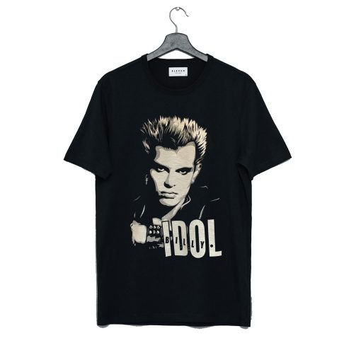 Billy Idol T Shirt (GPMU)Black