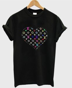 Colorful LV Heart T-Shirt (GPMU)