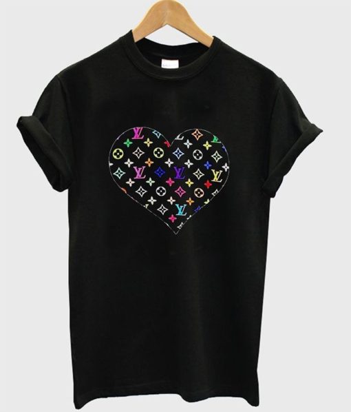 Colorful LV Heart T-Shirt (GPMU)