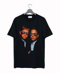 Rare Vintage Elton John Billy Joel T Shirt (GPMU)