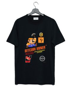 Bitcoin Miner Super Mario Kripto T Shirt (GPMU)