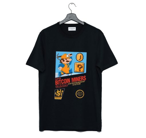 Bitcoin Miner Super Mario T Shirt (GPMU)