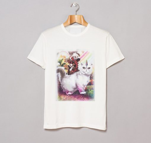 Deadpool And Cat Unicorn T Shirt (GPMU)