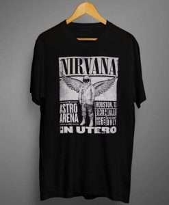 Nirvana In Utero Tour Astro Arena Houston Texas T-Shirt (GPMU)