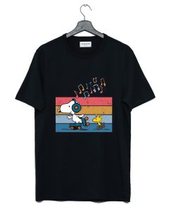 Snoopy Woodstock Roller Skating Classic T-Shirt (GPMU)