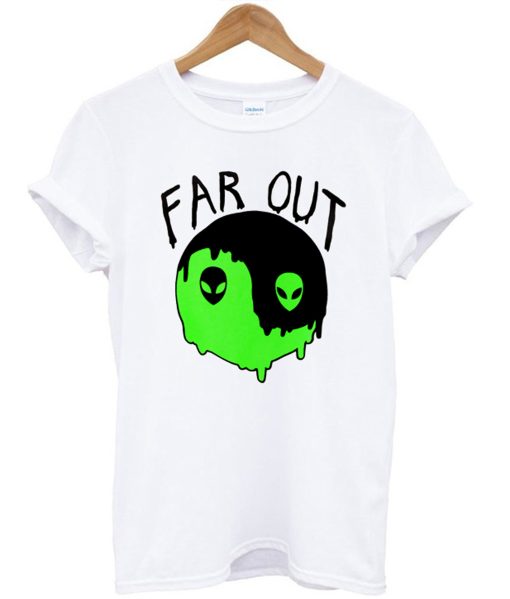 Far Out Yin Yang Alien Planet T-Shirt (GPMU)