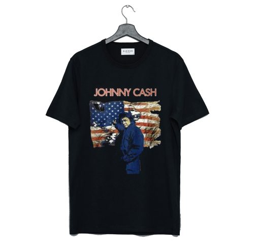 Johnny Cash USA Flag T Shirt (GPMU)