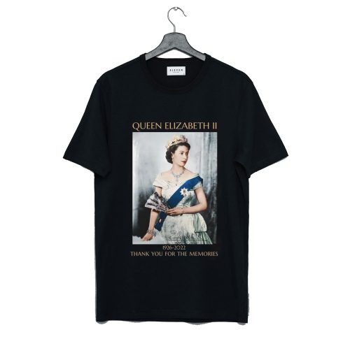 The Queen Elizabeth Ii Young Thank You For The Memories T Shirt (GPMU)