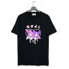 Valentines My Melody Kuromi Drip Heart T Shirt (GPMU)