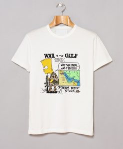 War In The Gulf Bart Simpson T Shirt (GPMU)