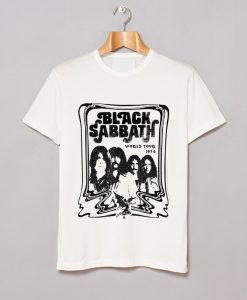 Black Sabbath Official World Tour 78 B&W T Shirt (GPMU)