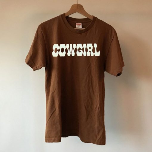 Brown cowgirl graphic T Shirt (GPMU)