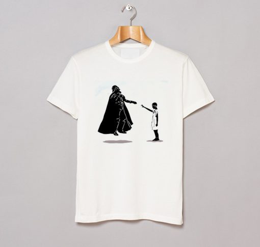 Eleven vs darth Vader star Wars Stranger Things T Shirt (GPMU)