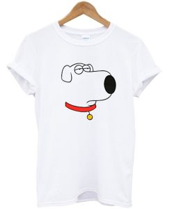 Family Guy Brian Griffin Face Licensed Men’s T-Shirt (GPMU)