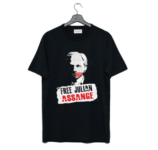 Free Julian Assange T Shirt (GPMU)