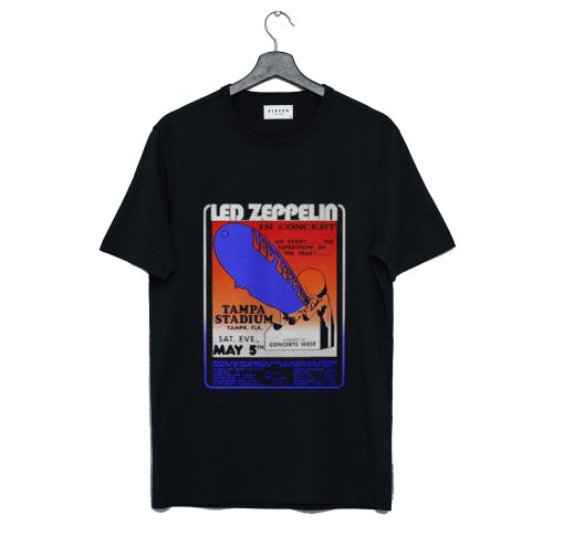 Led Zeppelin In Concert Tampa Stadium T-Shirt (GPMU)