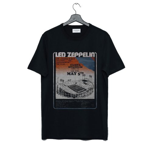 Led Zeppelin Tampa Stadium 1973 T-Shirt (GPMU)