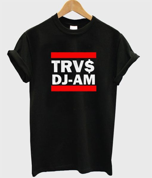 TRVS DJ-AM Black T-Shirt (GPMU)