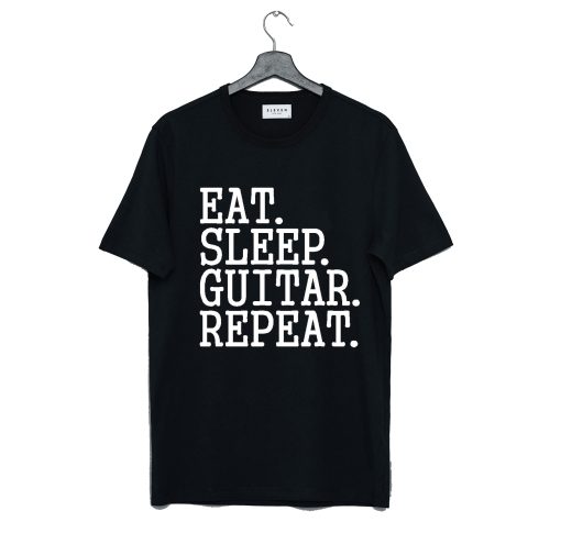 Eat Sleep Guitar Repeat T-Shirt (GPMU)