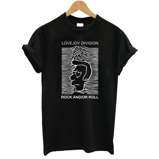 Homer Simpson Lovejoy Division Rock And Or Roll T-Shirt (GPMU)