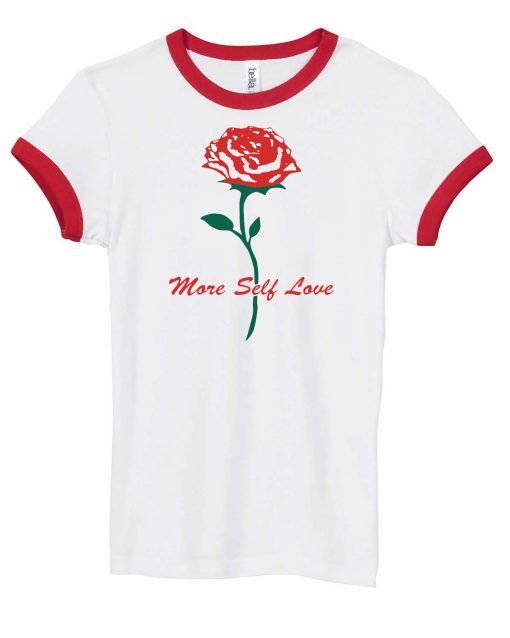 More Self Love Red Ringer T-Shirt (GPMU)