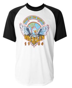 Tour worls van halen 1984 Baseball T-Shirt (GPMU)