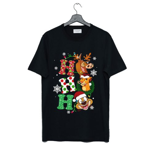 HO HO HO Lion King Christmas T Shirt (GPMU)