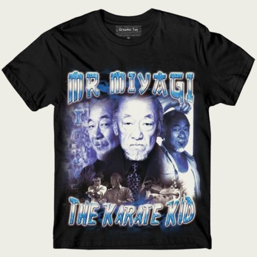 Mr Miyagi The Karate Kid Vintage T-Shirt (GPMU)