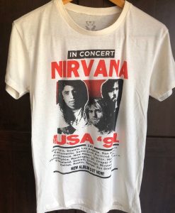 Nirvana in Concert ‘91 T Shirt (GPMU)