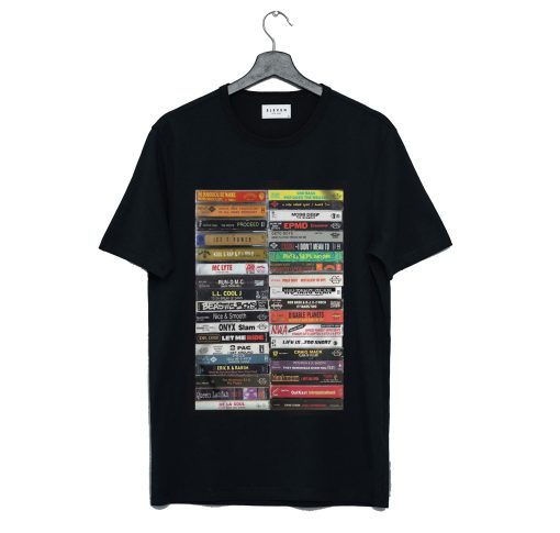 Old School Hip Hop Cassette Tape T-Shirt (GPMU)