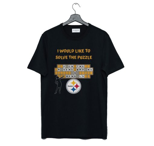 Pittsburgh Steelers I Would Like To Solve The Puzzle T-Shirt (GPMU)