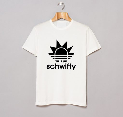 Rick And Morty Schwifty Adidas Parody T Shirt (GPMU)