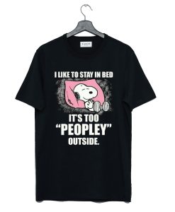 Snoopy I Like To Stay In Bed T-Shirt (GPMU)