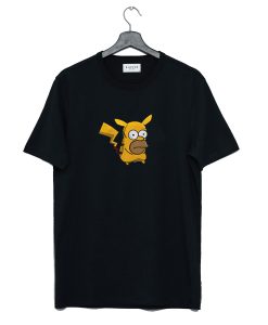 Funny Face Homer Simpson Pikachu T Shirt (GPMU)