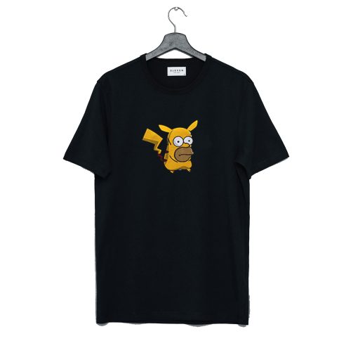 Funny Face Homer Simpson Pikachu T Shirt (GPMU)