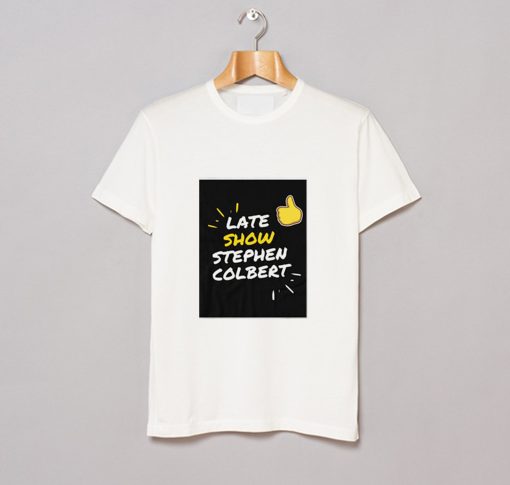 Late Show Stephen Colbert Poster T Shirt (GPMU)