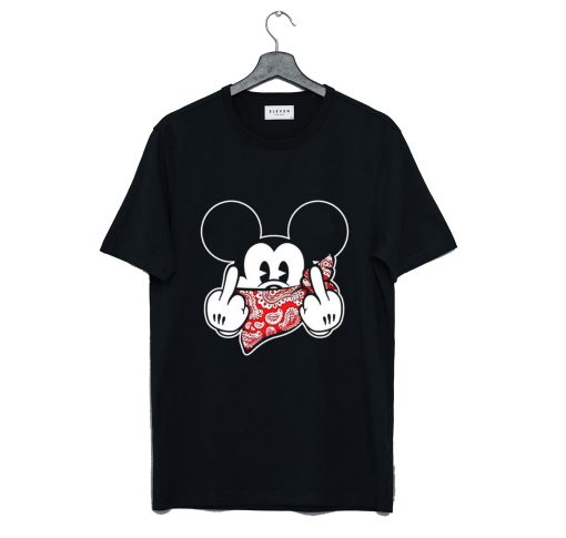 Mickey Mouse Thug Life Gangster T Shirt (GPMU)