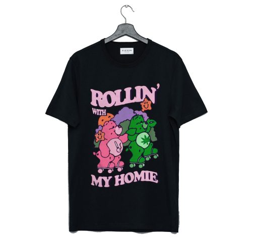 Official Rollin with My Homies Care Bears T Shirt (GPMU)