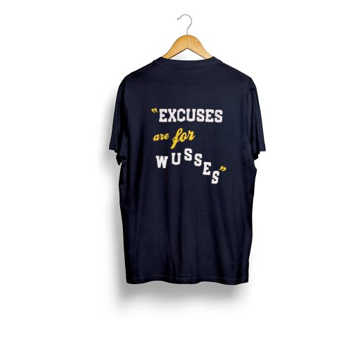 Spencer Lee Excuses Are for Wusses T Shirt (GPMU) Back